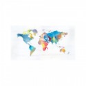 Cabeceira de decapagem 'Watercolor world colour'