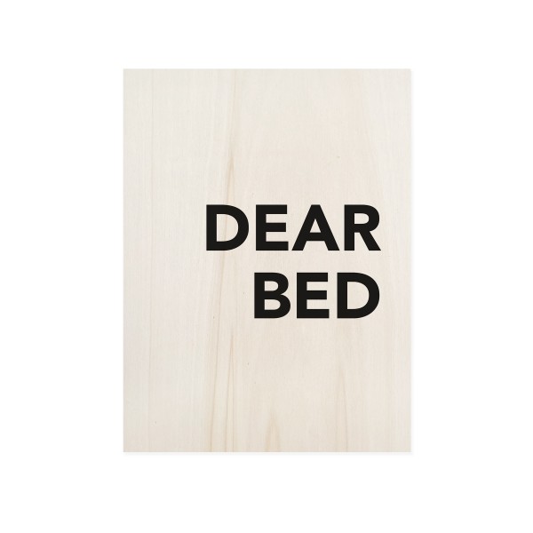 Caixa de madera Dear Bed