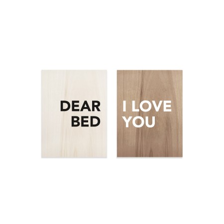 Pack de quadros Dear Bed