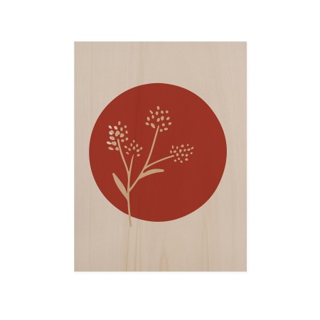 Caixa de madera Flower Terracotta II
