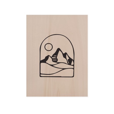 Caixa de madera Mountain