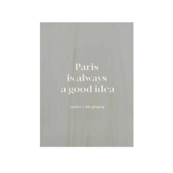 Caixa de madera Paris as a Good Idea
