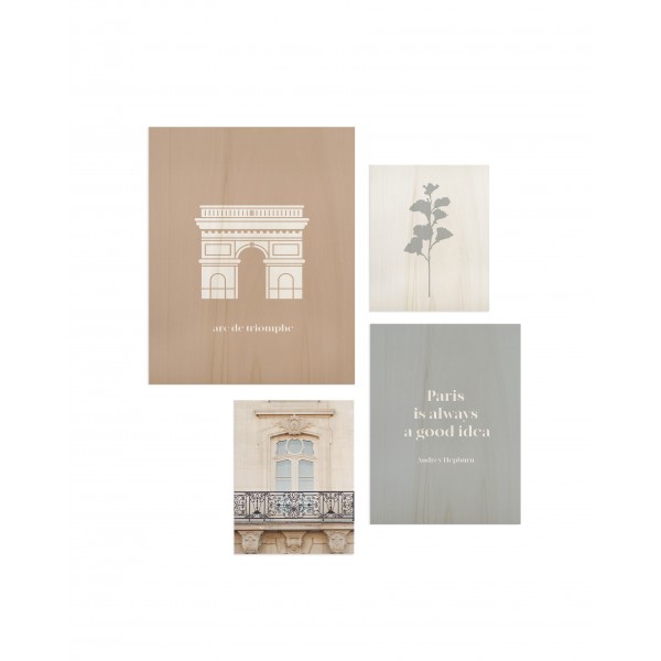 Pack de quadros Paris Good idea