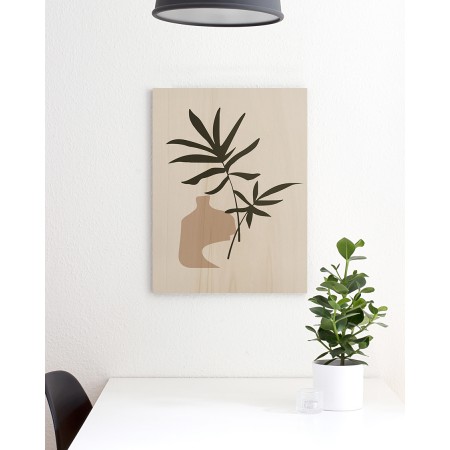 Caixa de madera Palm Draw