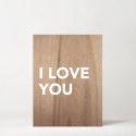 Caixa de madera I love you