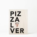 Caixa de madera Pizza Lover