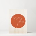 Caixa de madera Flower Terracotta