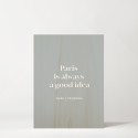 Caixa de madera Paris as a Good Idea