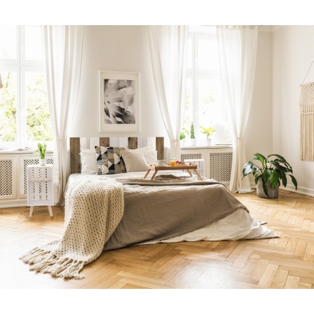 Pack vintage branco e emvelhecido com mesinhas brancas